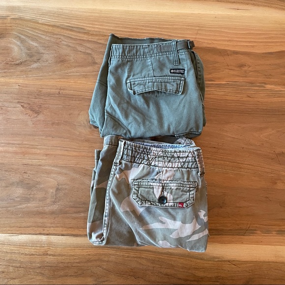 2 for 1 Element and Quiksilver Cargo Shorts! - Picture 1 of 14